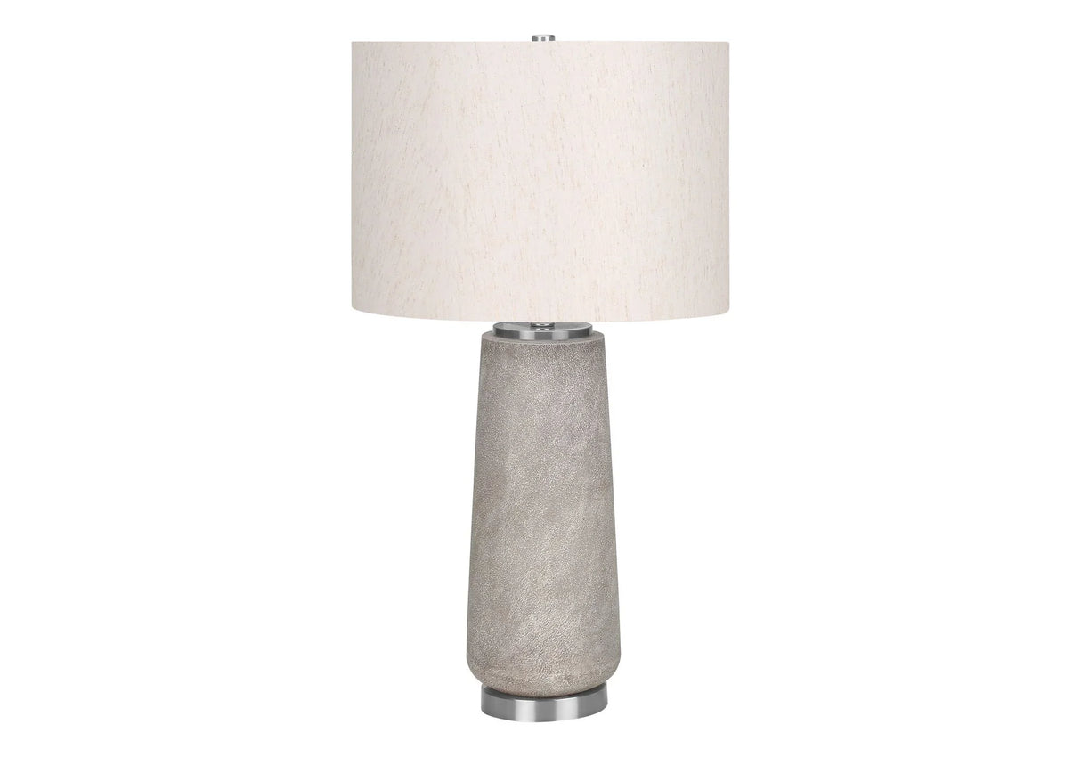 Lighting, Table Lamp, Resin, Modern - Gray - Furniture Home Direct