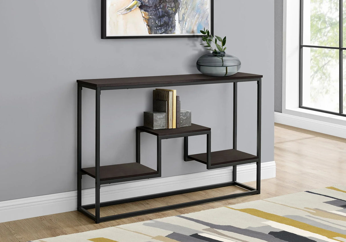 Accent Console Table For Entryway, Multi-Tier Design - Furniture Home Direct