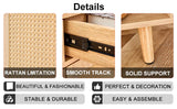 Modern Rattan Shoe Cabinet - Furniture Home Direct