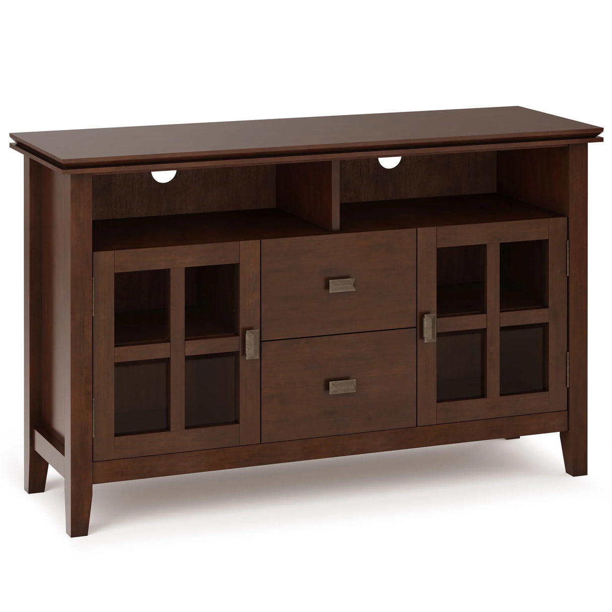 Artisan - TV Media Stand, Handcrafted - Russet Brown - Furniture Home Direct