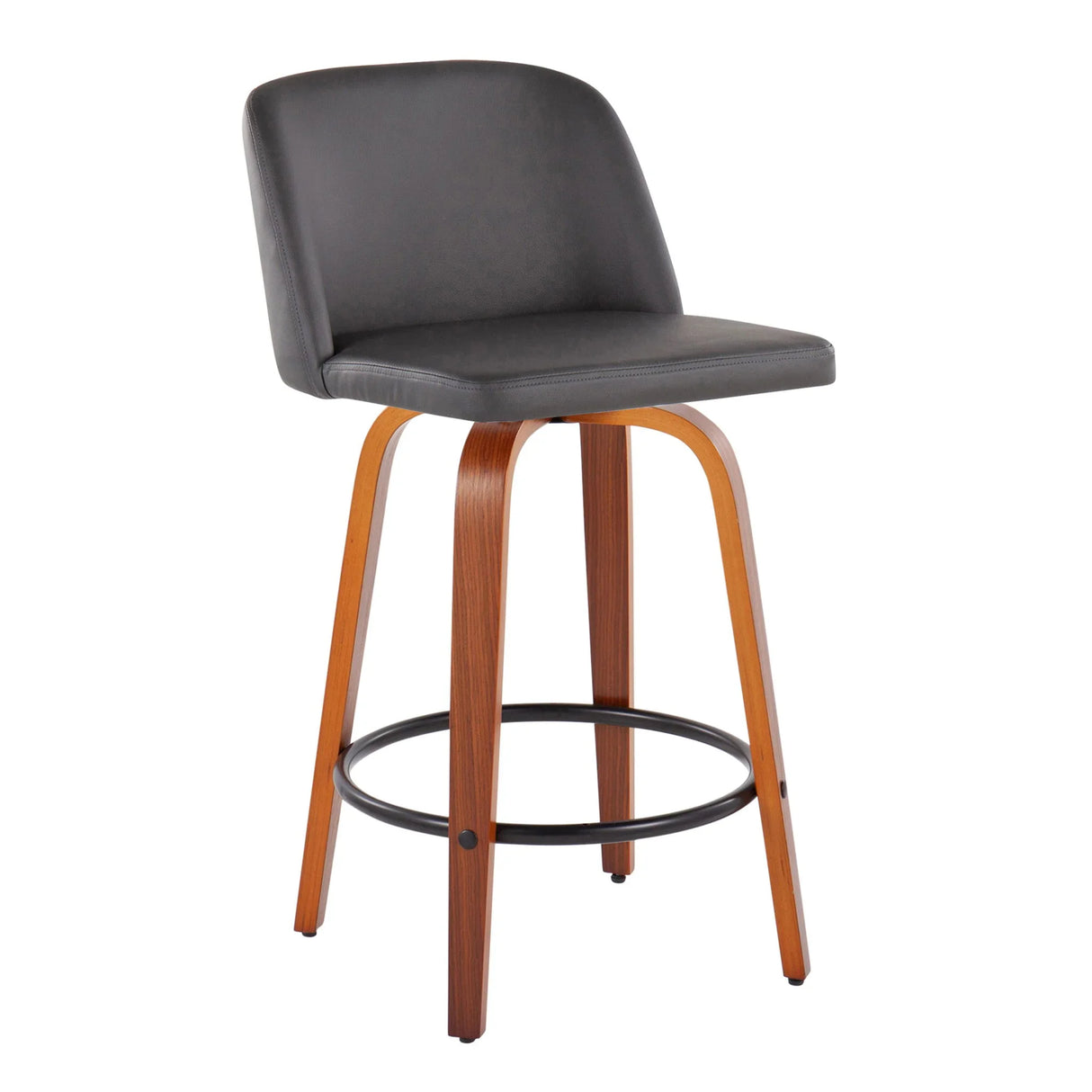 Toriano - Mid Century Modern, Counter Stool (Set of 2) - Furniture Home Direct