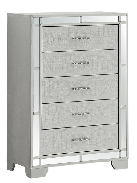 Madison - Chest - Silver Champagne - Furniture Home Direct