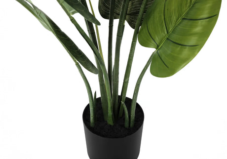 37" Tall, Artificial Plant, Aureum Tree, Indoor, Faux, Fake, Floor, Greenery, Potted, Real Touch, Decorative - Green / Black - Furniture Home Direct