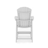 Adirondack Style Counter Chair Stylish HDPE Poly Lumber For Dining, Patio, And Garden Comfort - Furniture Home Direct