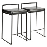 Fuji - Contemporary Style Stackable Counter Stool - Furniture Home Direct