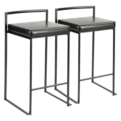 Fuji - Contemporary Style Stackable Counter Stool - Furniture Home Direct