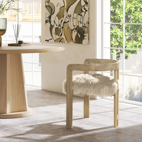 Millwick - Low Back Dining Chair - Natural Blonde - Furniture Home Direct