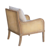 Lily Pond - Accent Chair With Removable Back Cushion - Beige / Natural - Furniture Home Direct