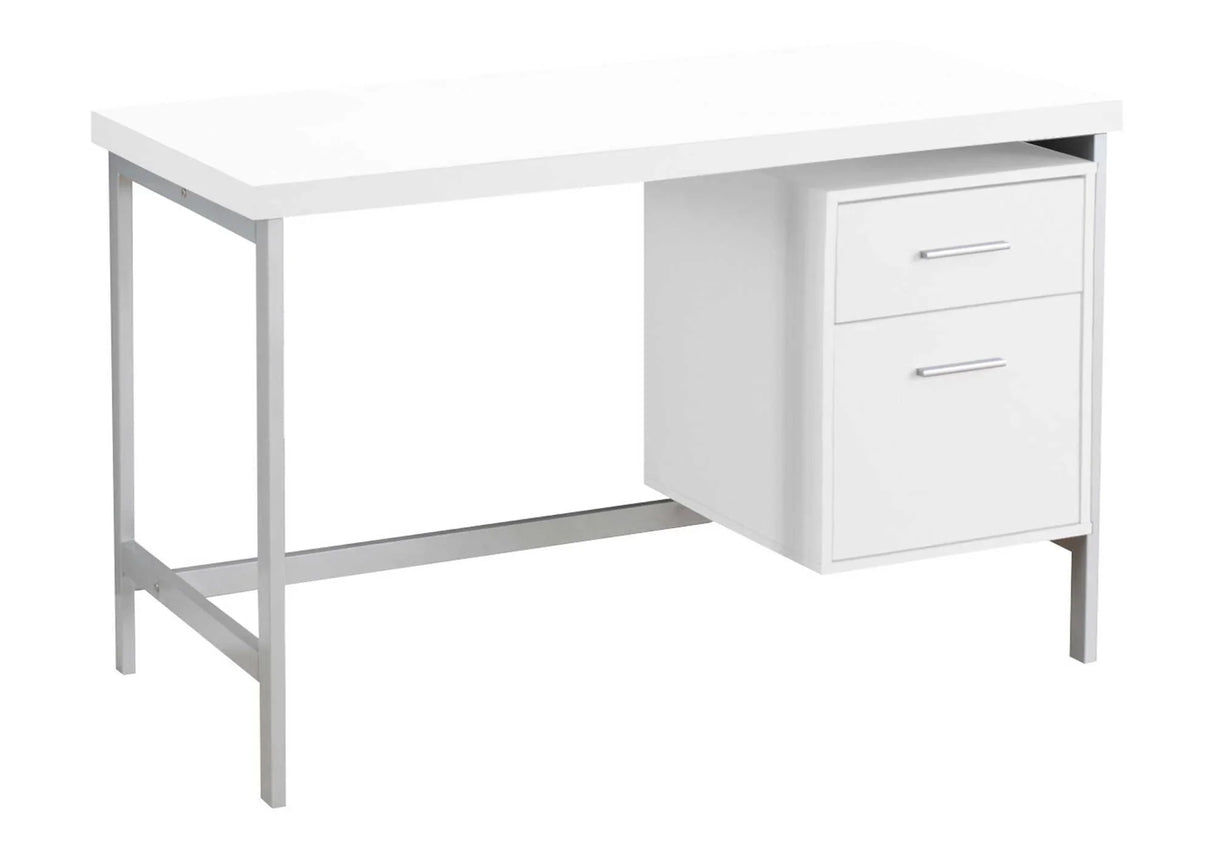 Computer Desk For Home Office, Left, Right Set - Up, Storage Drawers, Modern Design - Furniture Home Direct