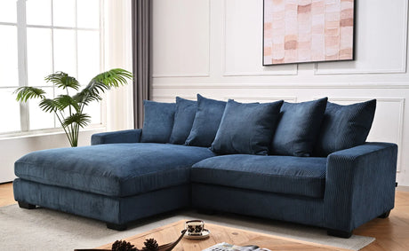 Luxe - Oversized 2 Piece Sectional Couches For Living Room, L Shaped Sofa With Chaise - Furniture Home Direct