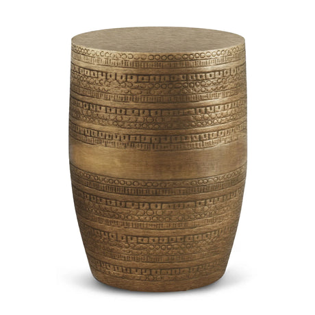 Johnsen - Handcrafted Large Metal Accent Table - Furniture Home Direct