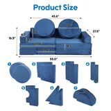 Kids Sofa Modular Play Couch, Child Sectional Sofa To Boost Creativity - Furniture Home Direct