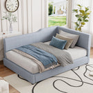 L Shaped Upholstered Daybed - Furniture Home Direct
