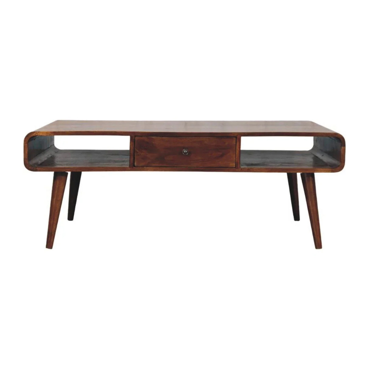 Avora - 2 Drawer Coffee Table - Brown - Furniture Home Direct