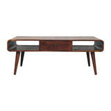 Avora - 2 Drawer Coffee Table - Brown - Furniture Home Direct