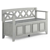 Amherst - Handcrafted Entryway Storage Bench - Furniture Home Direct