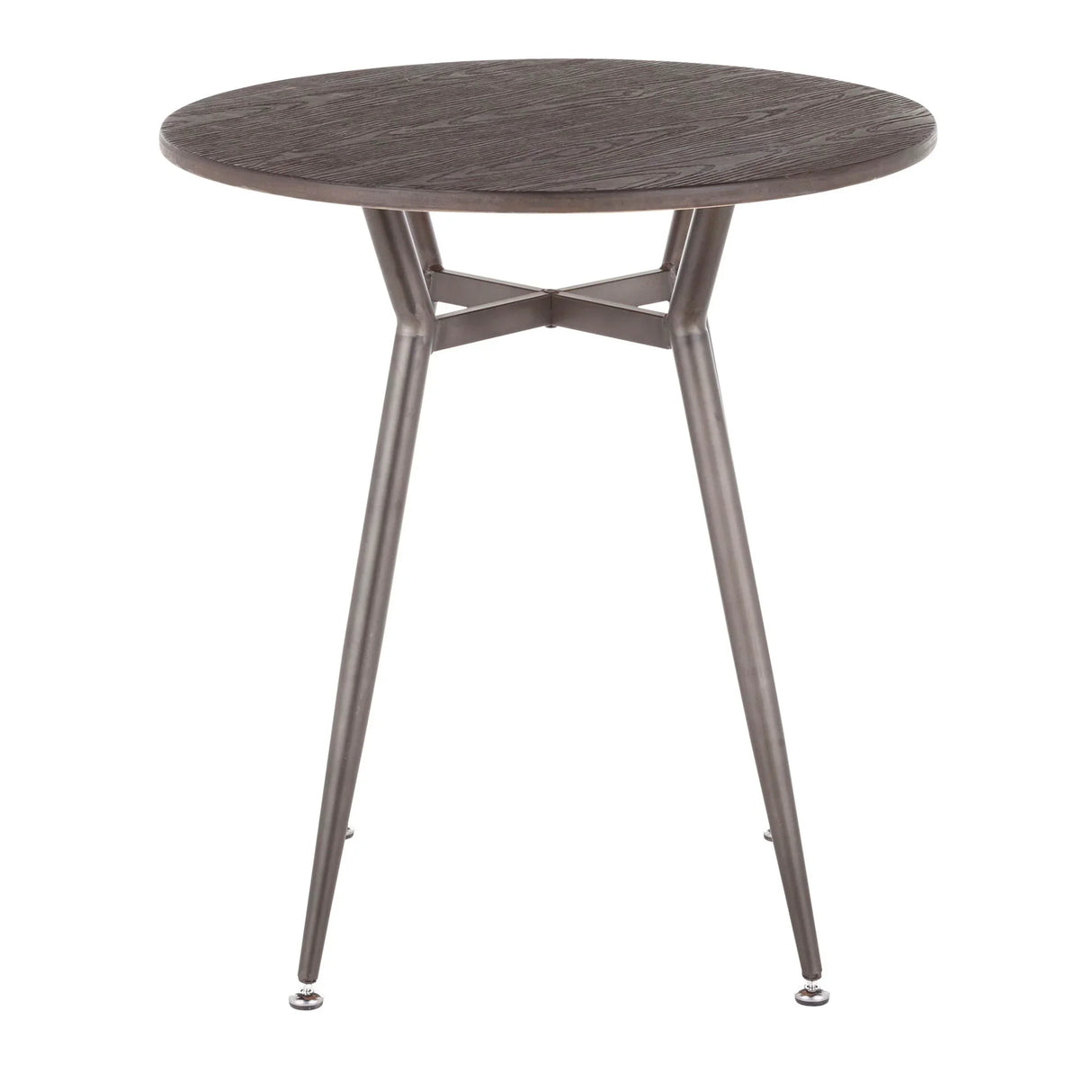Clara - Industrial Round Dinette Table - Furniture Home Direct