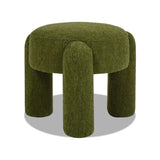 Hugo - Round Fully Upholstered Ottoman - Furniture Home Direct