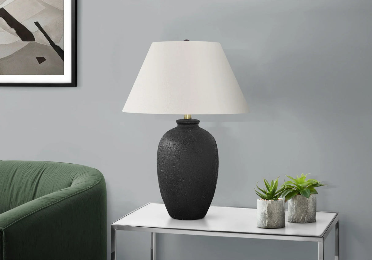 Lighting, Table Lamp, Ceramic, Modern - Black - Furniture Home Direct