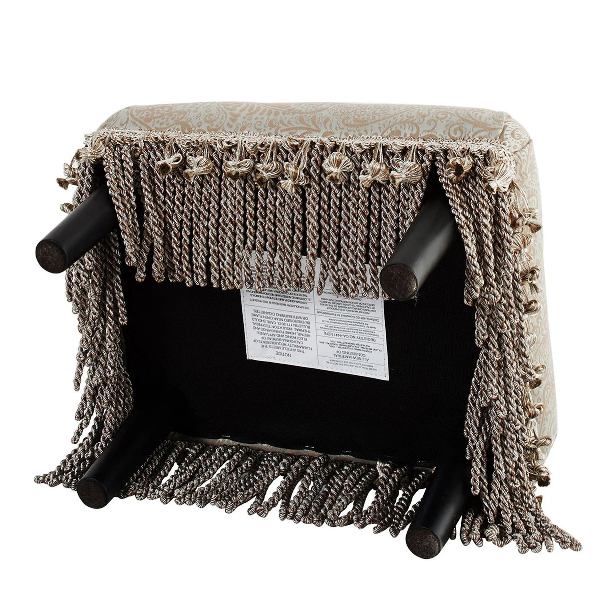 Fiona - Handcrafted Accent Footstool Ottoman - Furniture Home Direct