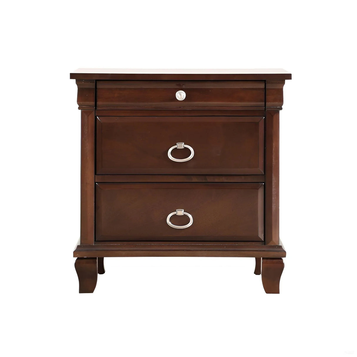 Triton - Nightstand - Cappuccino - Furniture Home Direct