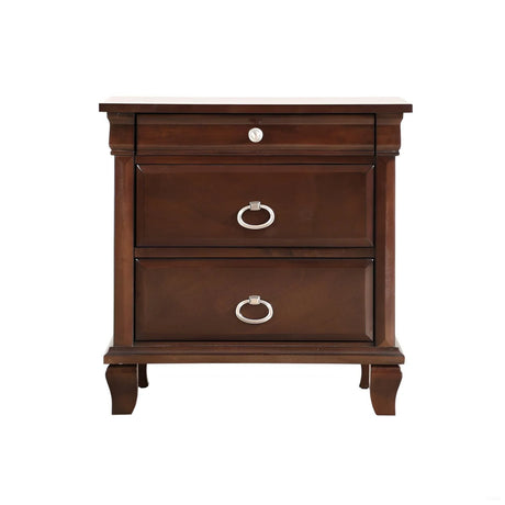 Triton - Nightstand - Cappuccino - Furniture Home Direct