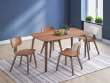 Casson - 5 Piece Dining Room Set - Walnut - Furniture Home Direct