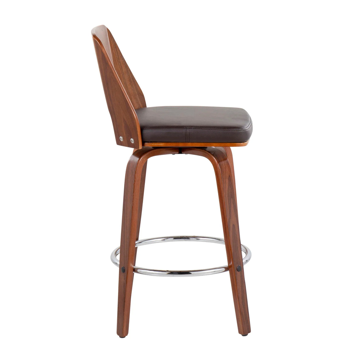 Trilogy - Mid Century Modern Counter Stool (Set of 2) - Furniture Home Direct