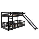 Bunk Bed With Convertible Ladder And Slide - Furniture Home Direct