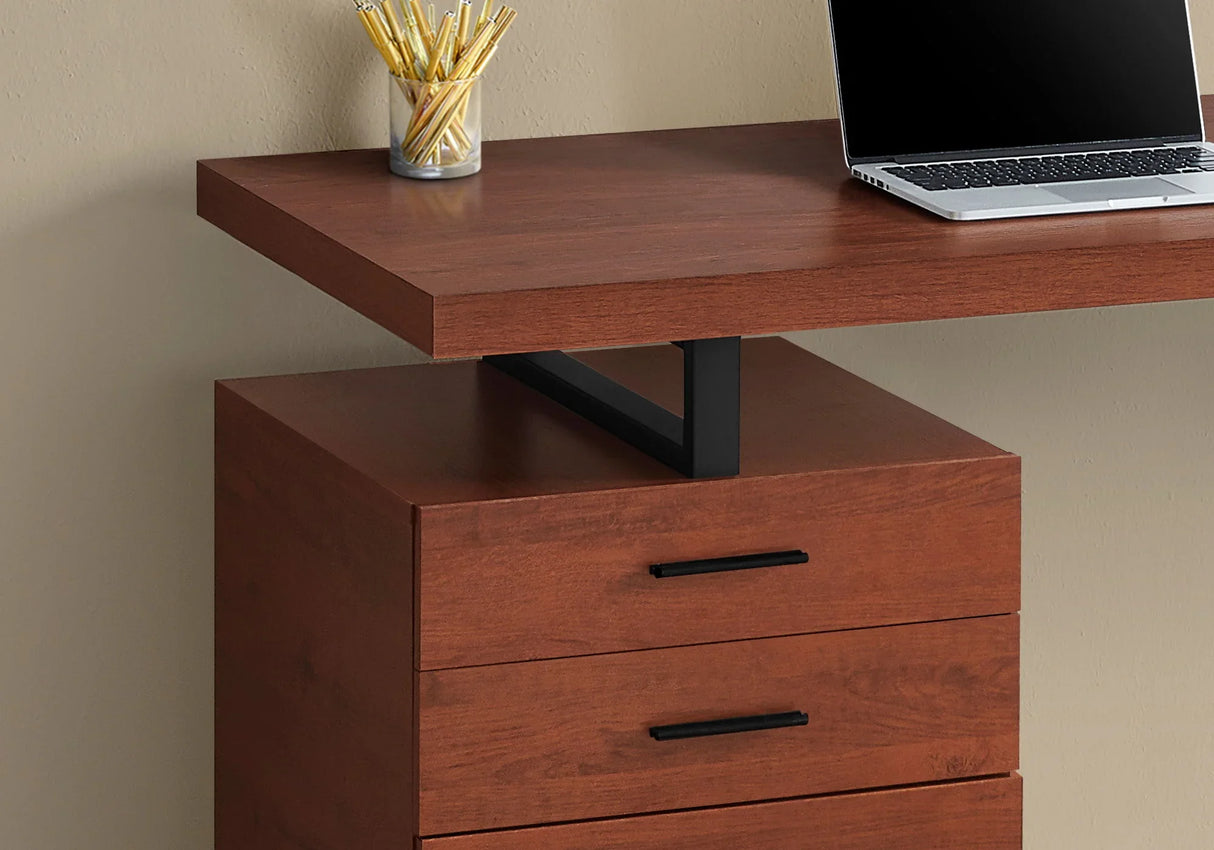 Computer Desk For Home Office, Laptop, Left, Right Set - Up, Storage Drawers - Furniture Home Direct