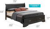 Louis Phillipe - Storage Bed - Furniture Home Direct