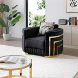 Soledad - Chair Upholstered With Hued Accents - Black - Furniture Home Direct