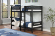 Ekko - Twin Twin Bunk Bed - Black - Furniture Home Direct