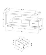 TV Stand, Console, Media Entertainment Center Storage Cabinet, Contemporary & Modern - Furniture Home Direct