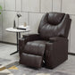 Modern Recliner Chair With Cup Holders, Remote Control - Furniture Home Direct
