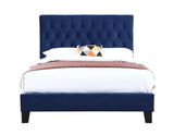 Luma - Queen Upholstered Bed - Blue - Furniture Home Direct