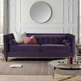 Jack - Modern Tuxedo Tufted Sofa - Furniture Home Direct