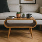 Solid Wood Open Coffee Table - Furniture Home Direct