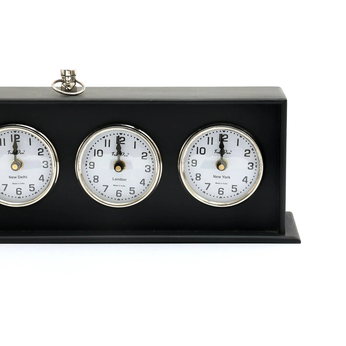 Modern & Decorative Tabletop Time Zone Desk Clock - Furniture Home Direct