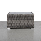 Chesterville - Slatted Coffee Table With Aluminum Top - Gray - Furniture Home Direct