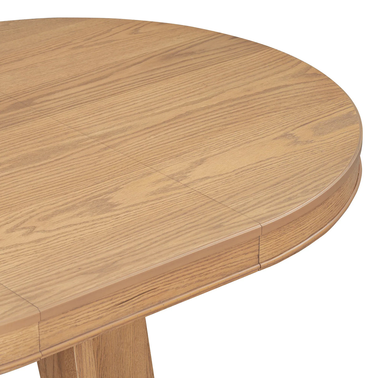 Dining Set Round Wood Table With Ladder Back Chairs Natural - Furniture Home Direct