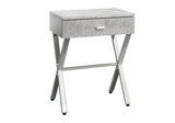 Accent Side X Table, Storage Drawer, Contemporary & Modern - Furniture Home Direct