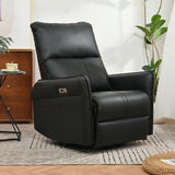 270° Power Swivel Rocker Glider Recliner Chair With USB Ports - Furniture Home Direct