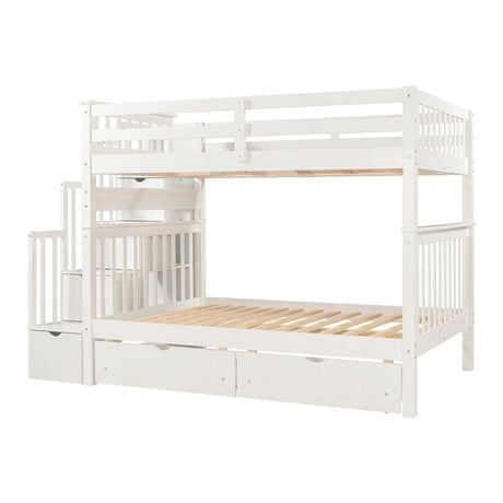 Bunk Bed With Shelves And 6 Storage Drawers - Furniture Home Direct