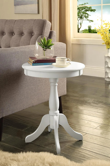 Alger - Accent Table - White - Furniture Home Direct