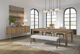 Dining Table With Leaf - Light Brown - Furniture Home Direct