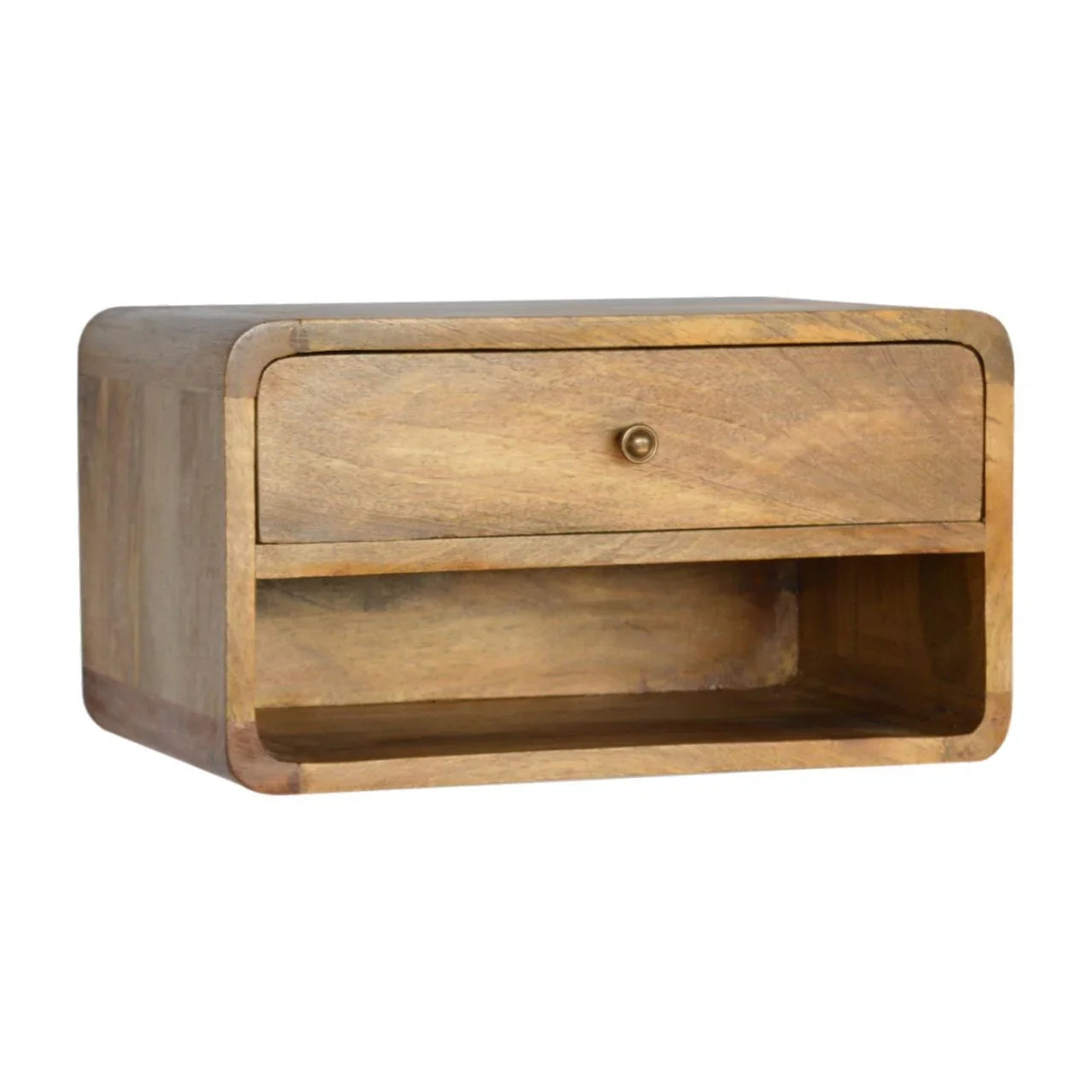 Curve Upper Slot Floating Nightstand - Furniture Home Direct