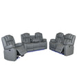 Raize - Power Living Room Set With Storage Console And Cup Holders - Furniture Home Direct