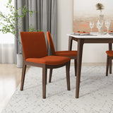 Laura - Mid-Century Modern Solid Wood Dining Chair (Set of 2) - Furniture Home Direct