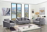 Sofia - Velvet Fabric Living Room Set - Furniture Home Direct